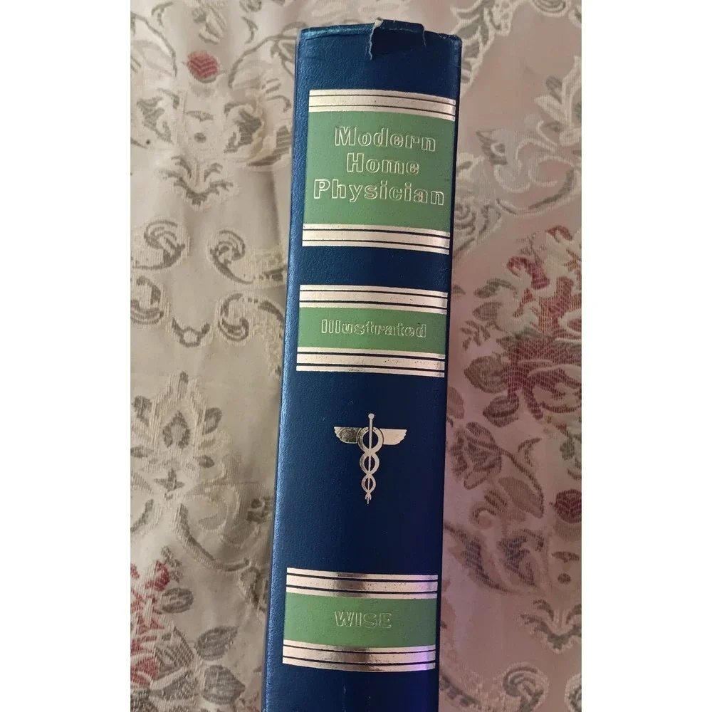 WM H WISE Modern Home Physician Hardcover Vintage Medical Book Illustrated